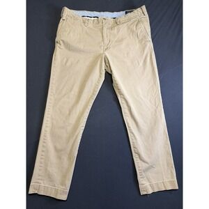 Polo Ralph Lauren Pants Stretch Slim Straight Fit Chino Men's 38x30 Khaki Beige